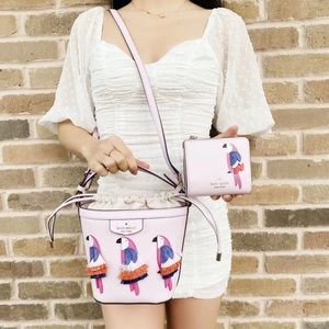BUNDLE💕Kate Spade Parrot Crossbody & Wallet